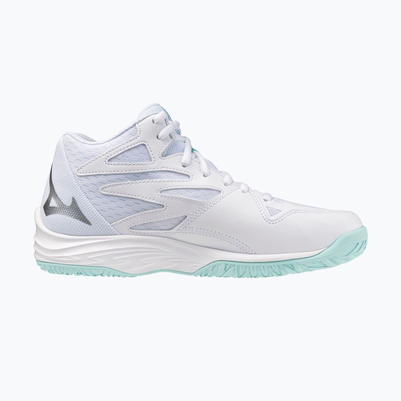Buty do siatkówki damskie Mizuno Thunder Blade Z Mid white/blue tint 9
