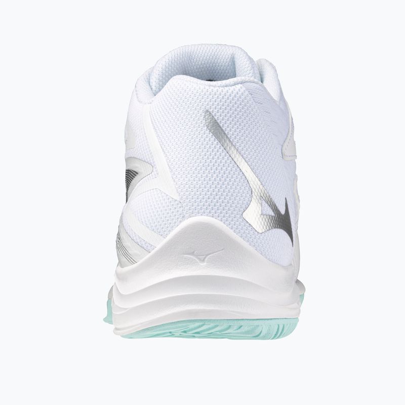 Buty do siatkówki damskie Mizuno Thunder Blade Z Mid white/blue tint 10