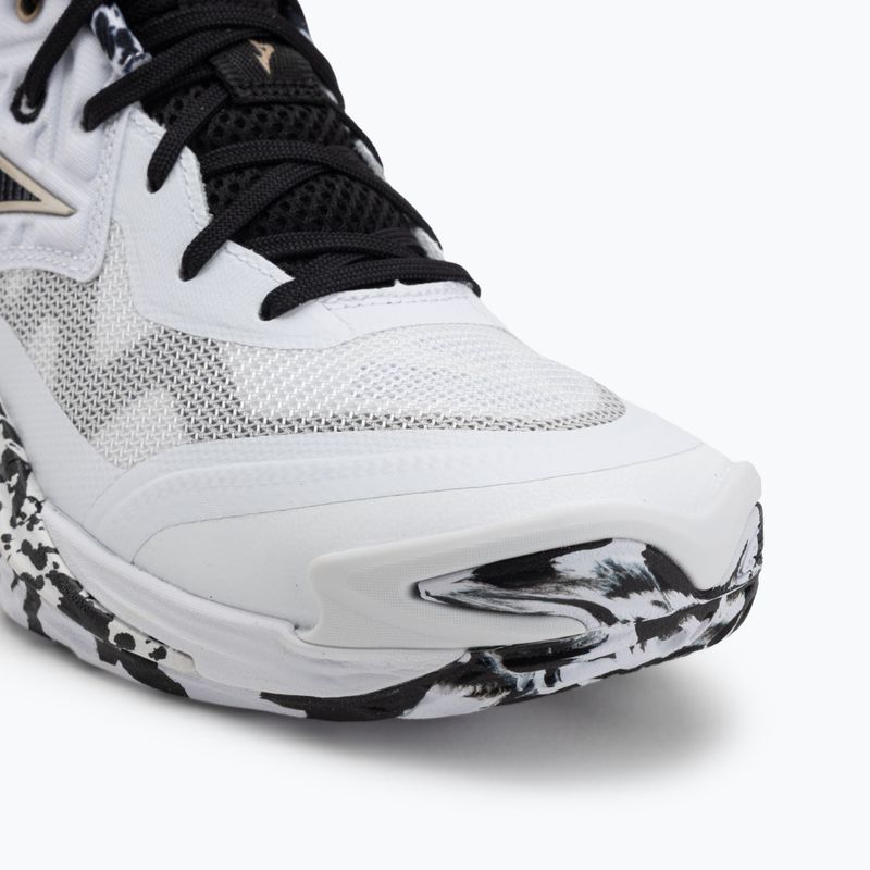 Buty do siatkówki Mizuno Wave Momentum Elite white/black/ge gold 7