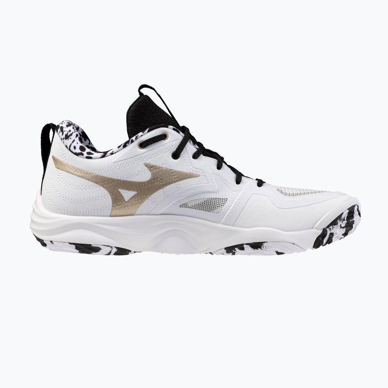 Buty do siatkówki Mizuno Wave Momentum Elite white/black/ge gold 9