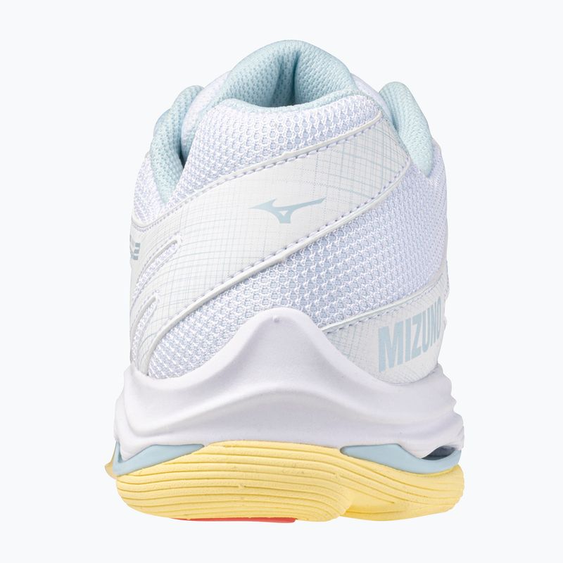 Buty do siatkówki damskie Mizuno Wave Voltage 2 white/calypso coral/pale banan 3