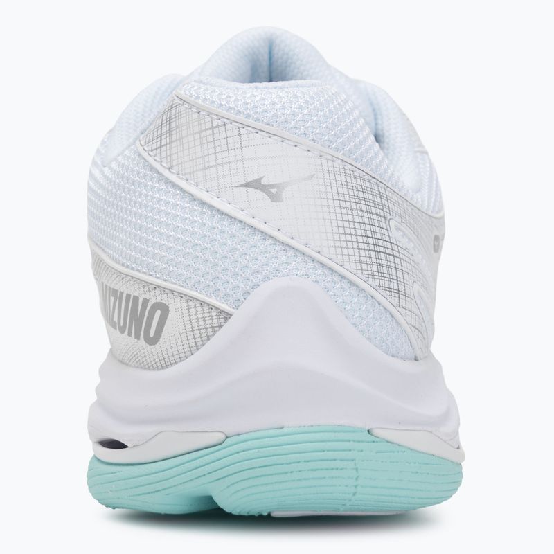 Buty do siatkówki damskie Mizuno Wave Voltage 2 white/blue tint 6