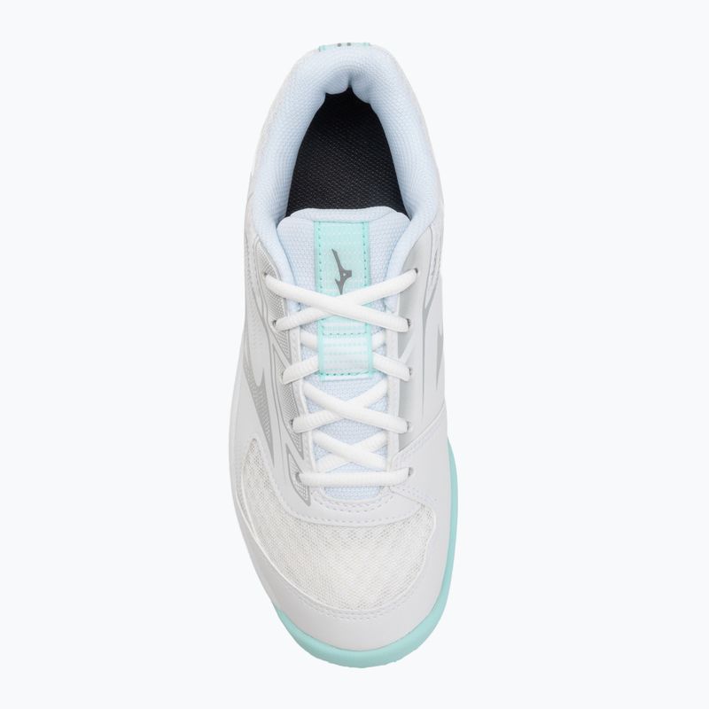 Buty do siatkówki damskie Mizuno Cyclone Speed 5 white/blue tint 5