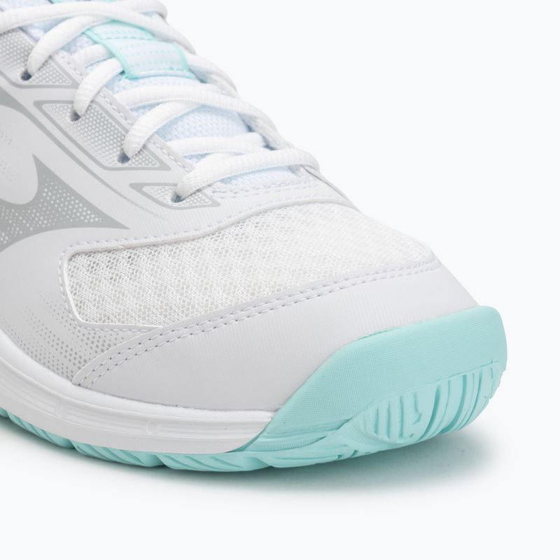 Buty do siatkówki damskie Mizuno Cyclone Speed 5 white/blue tint 7
