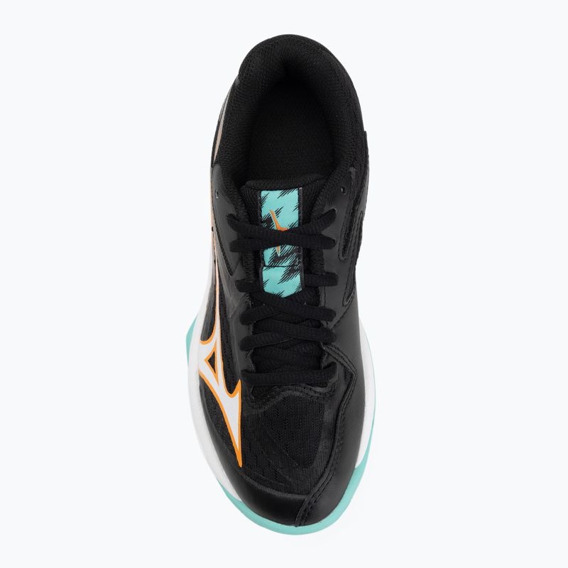 Buty do siatkówki dziecięce Mizuno Lightning Star Z7 black/tangelo/ice green 5