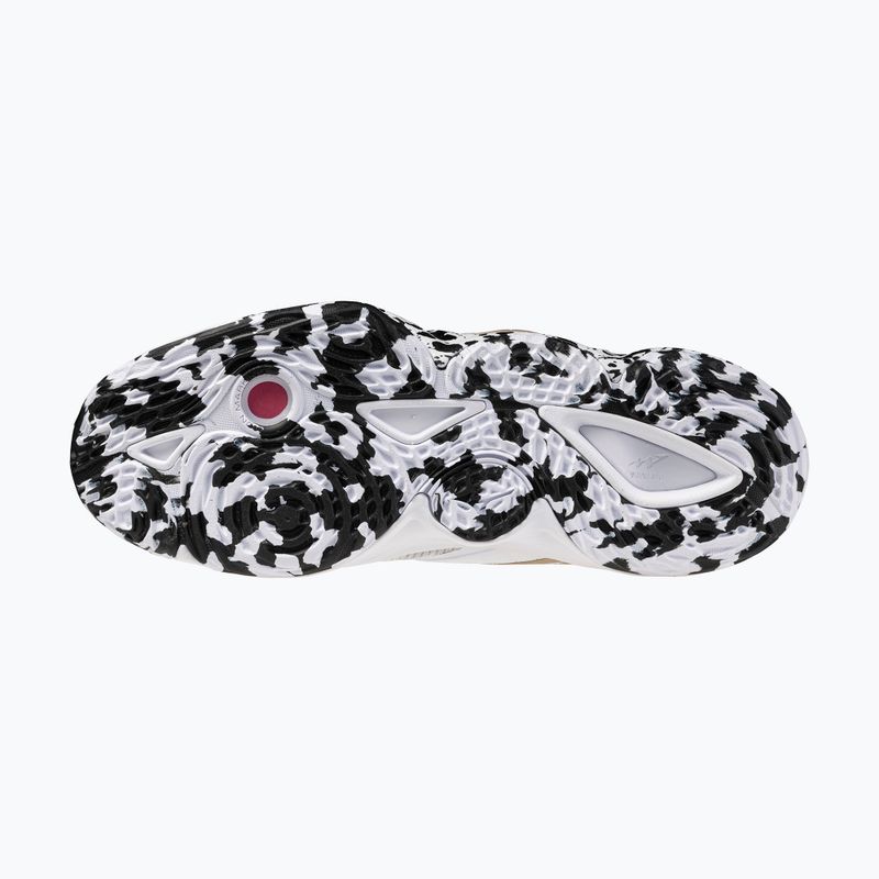 Buty do siatkówki Mizuno Wave Momentum Elite Mid white/black/ge gold 11