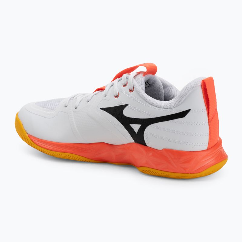 Buty do siatkówki Mizuno Wave Momentum Pro white/fiery coral 2/citrus 3