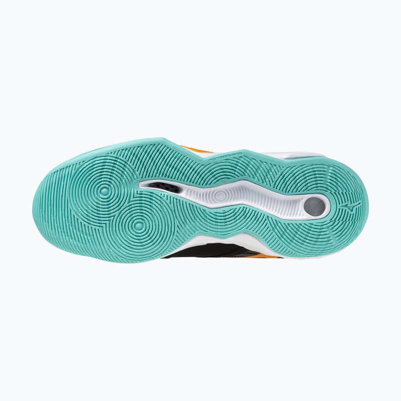 Buty do siatkówki Mizuno Wave Momentum Pro black/tangelo/ice green 4