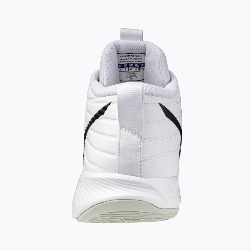 Buty do siatkówki Mizuno Wave Momentum Pro Mid white/black/frozen emerald 10