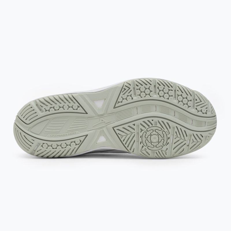 Buty do siatkówki dziecięce Mizuno Cyclone Speed 5 white/black/frozen emerald 4