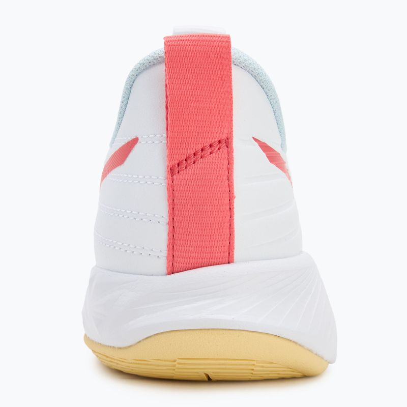 Buty do siatkówki damskie Mizuno Wave Momentum Pro white/calypso coral/pale banan 6