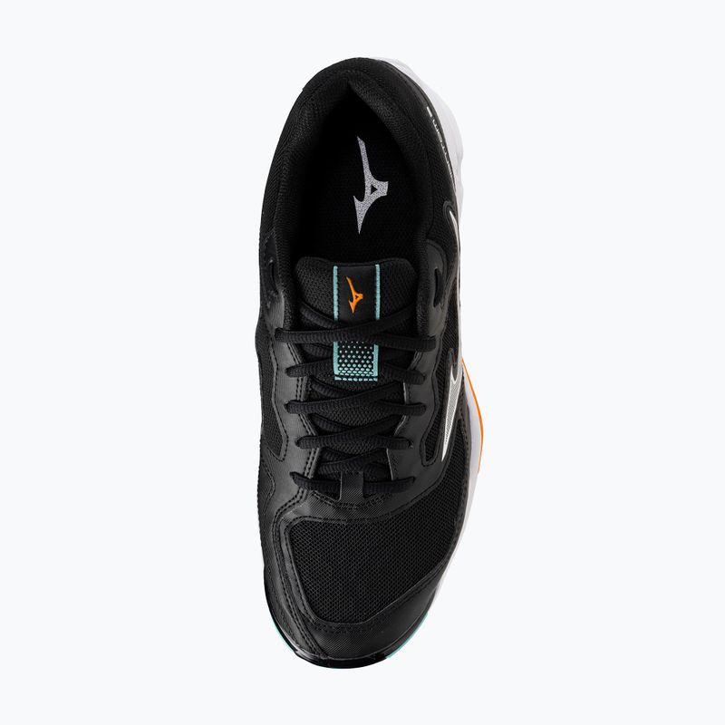 Buty do piłki ręcznej Mizuno Wave Phantom 3 black/tangelo/ice green 5