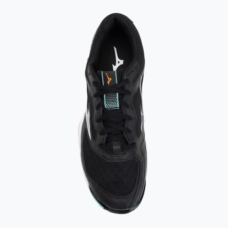 Buty do piłki ręcznej Mizuno Wave Phantom 3 black/tangelo/ice green 5