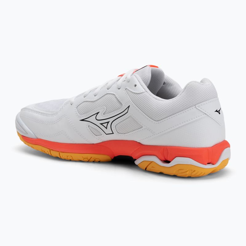Buty do piłki ręcznej Mizuno Wave Phantom 3 white/fiery coral 2/citrus 3