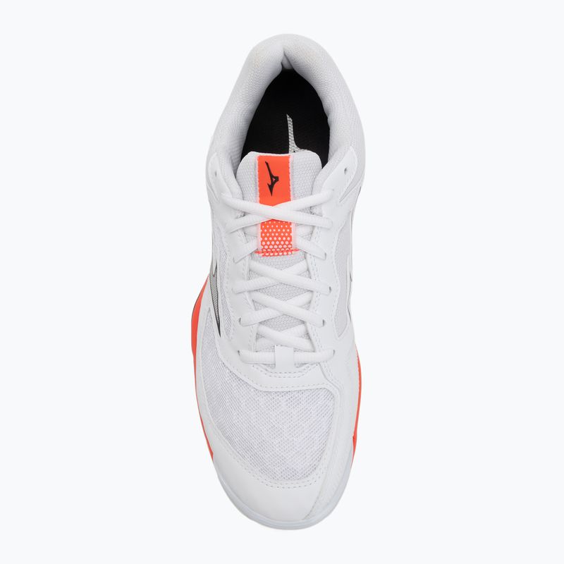 Buty do piłki ręcznej Mizuno Wave Phantom 3 white/fiery coral 2/citrus 5