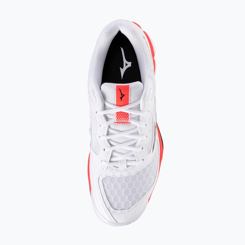 Buty do piłki ręcznej Mizuno Wave Phantom 3 white/fiery coral 2/citrus 5