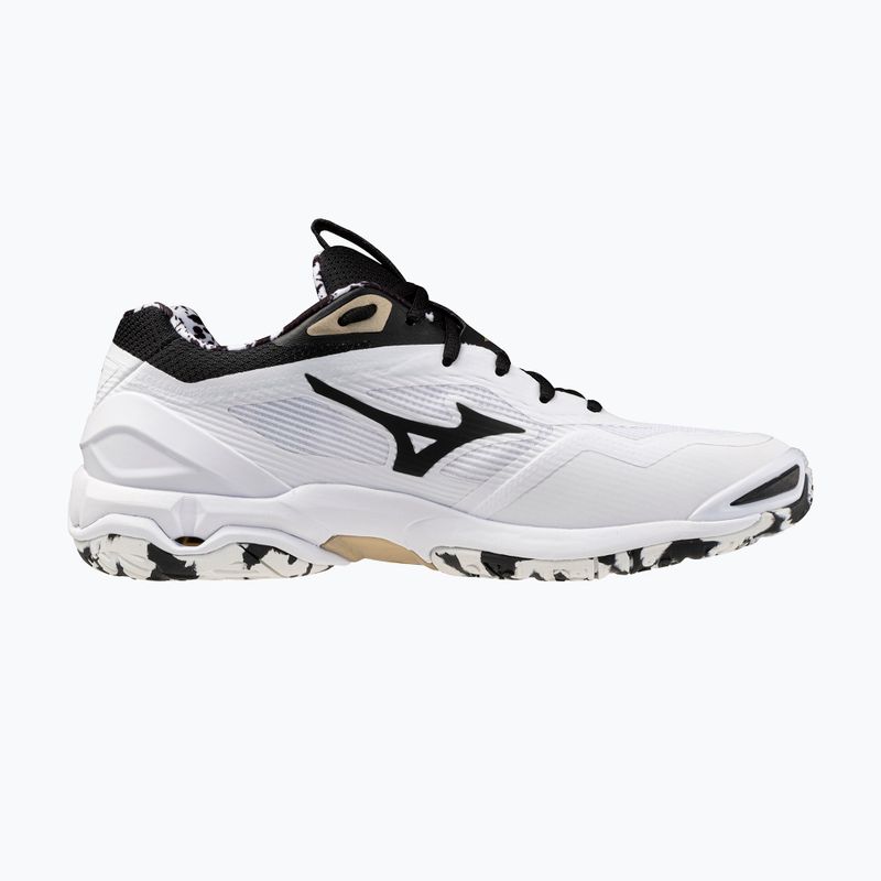 Buty do piłki ręcznej Mizuno Wave Stealth 6 white/black/ge gold 9