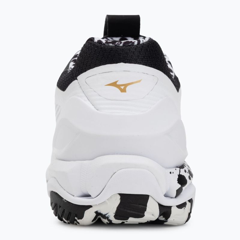 Buty do piłki ręcznej Mizuno Wave Stealth 6 white/black/ge gold 6