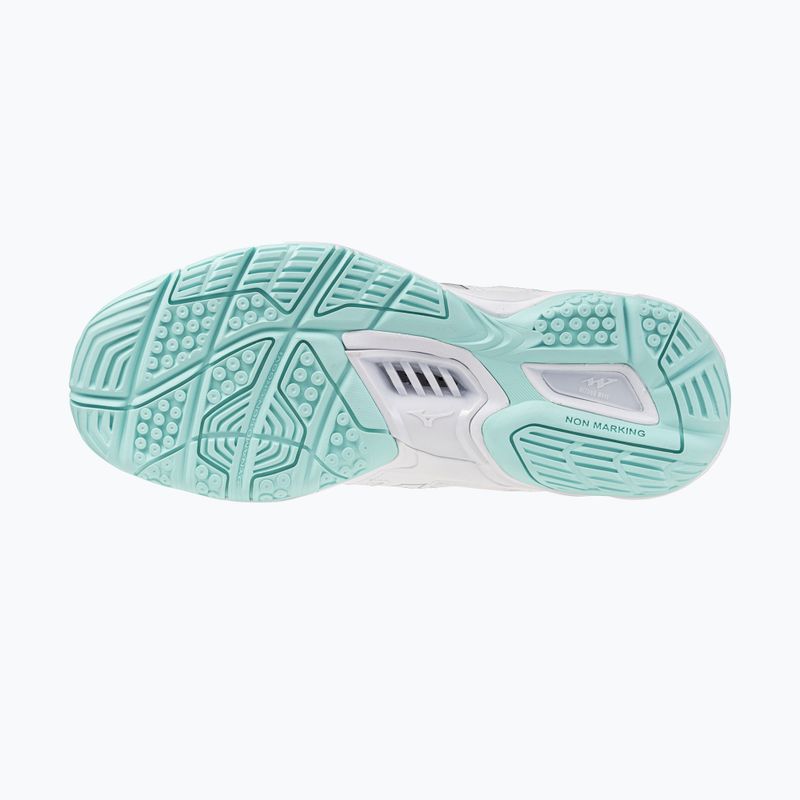 Buty do piłki ręcznej damskie Mizuno Wave Phantom 3 white/blue tint 11