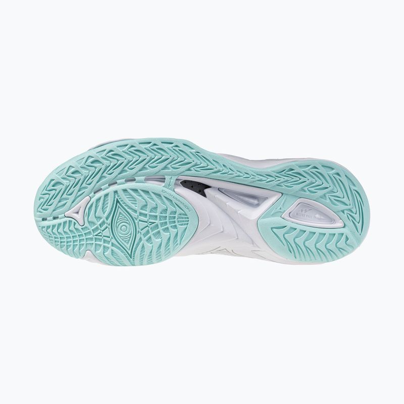 Buty do piłki ręcznej damskie Mizuno Wave Mirage 5 white/blue tint 4