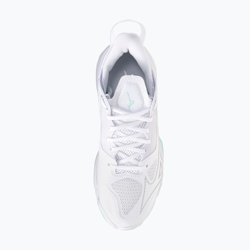 Buty do piłki ręcznej damskie Mizuno Wave Mirage 5 white/blue tint 5