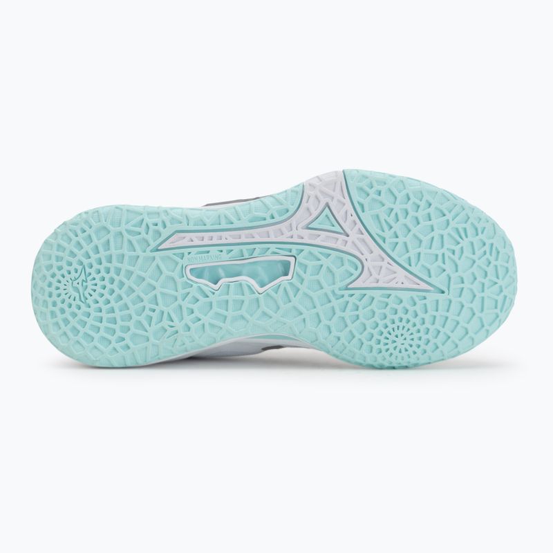 Buty do piłki ręcznej damskie Mizuno Wave Stealth Neo 2 white/blue tint 4