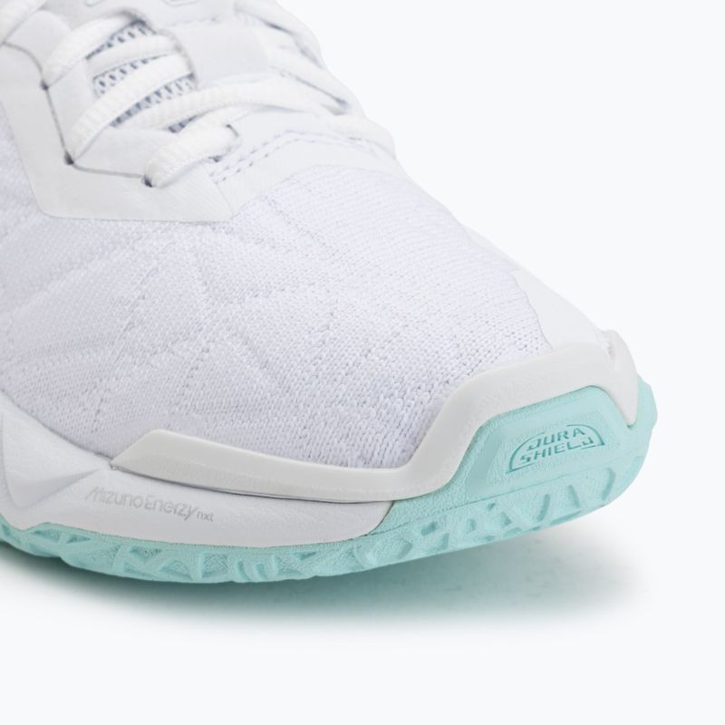 Buty do piłki ręcznej damskie Mizuno Wave Stealth Neo 2 white/blue tint 7