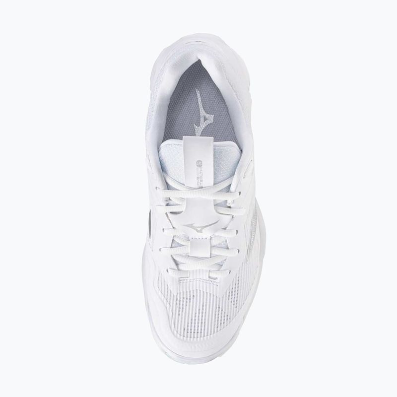 Buty do piłki ręcznej damskie Mizuno Wave Stealth 6 white/blue tint 12