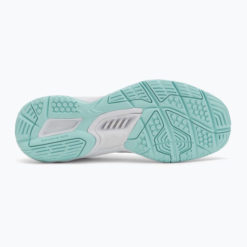 Buty do piłki ręcznej damskie Mizuno Wave Stealth 6 white/blue tint 4
