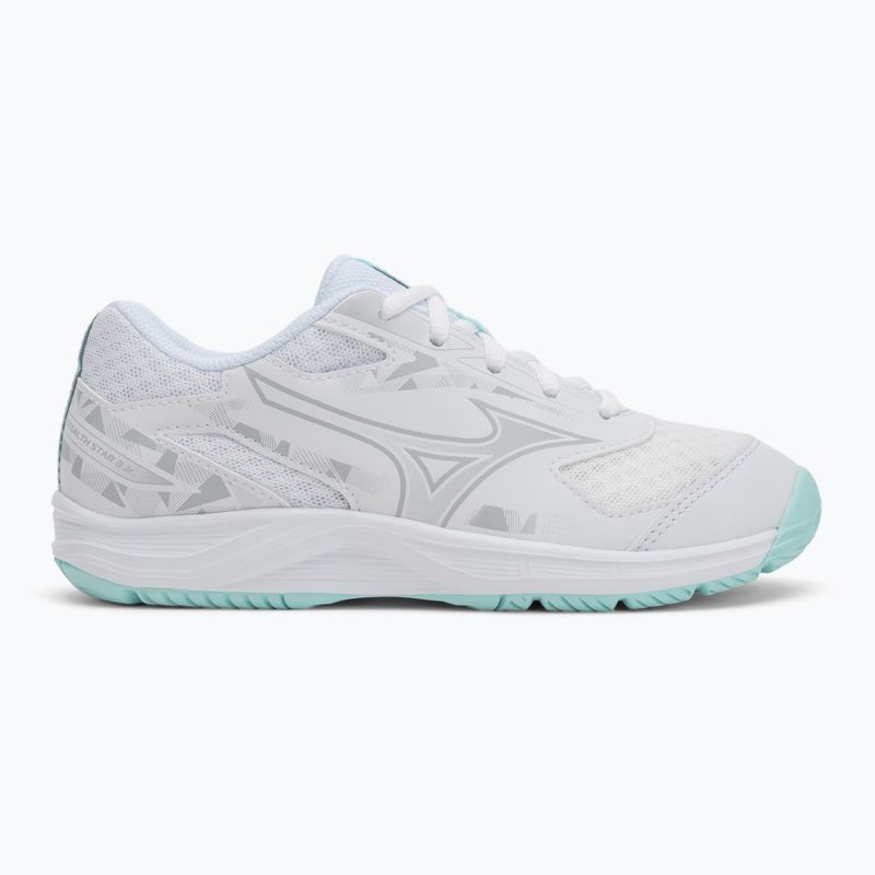 Buty dziecięce Mizuno Stealth Star 3 white/blue tint 2