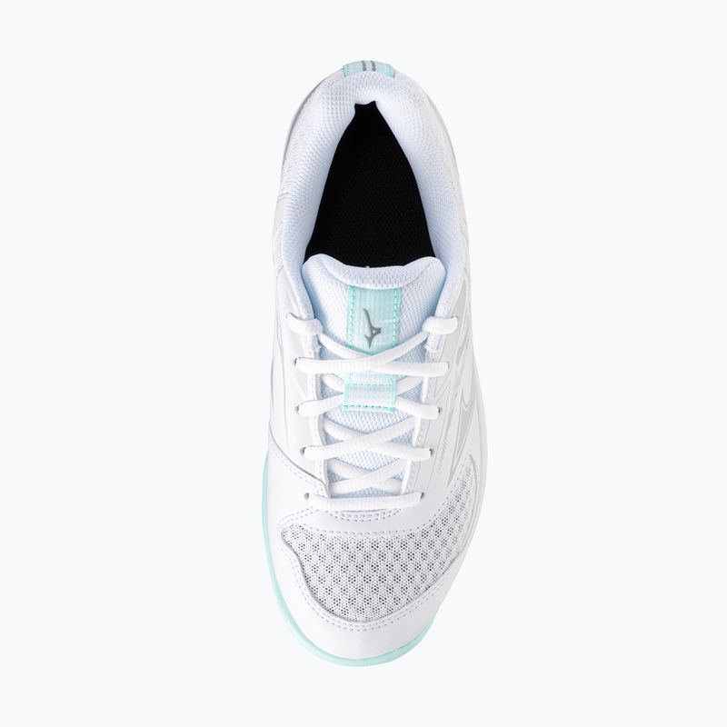 Buty dziecięce Mizuno Stealth Star 3 white/blue tint 5