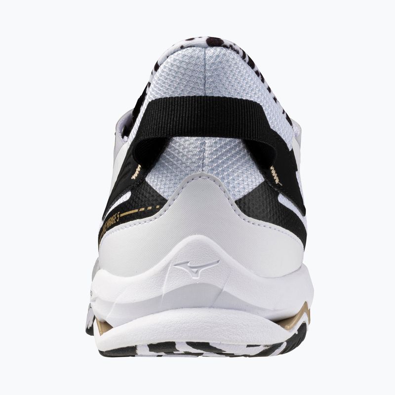 Buty do piłki ręcznej Mizuno Wave Mirage 5 white/black/ge gold 3