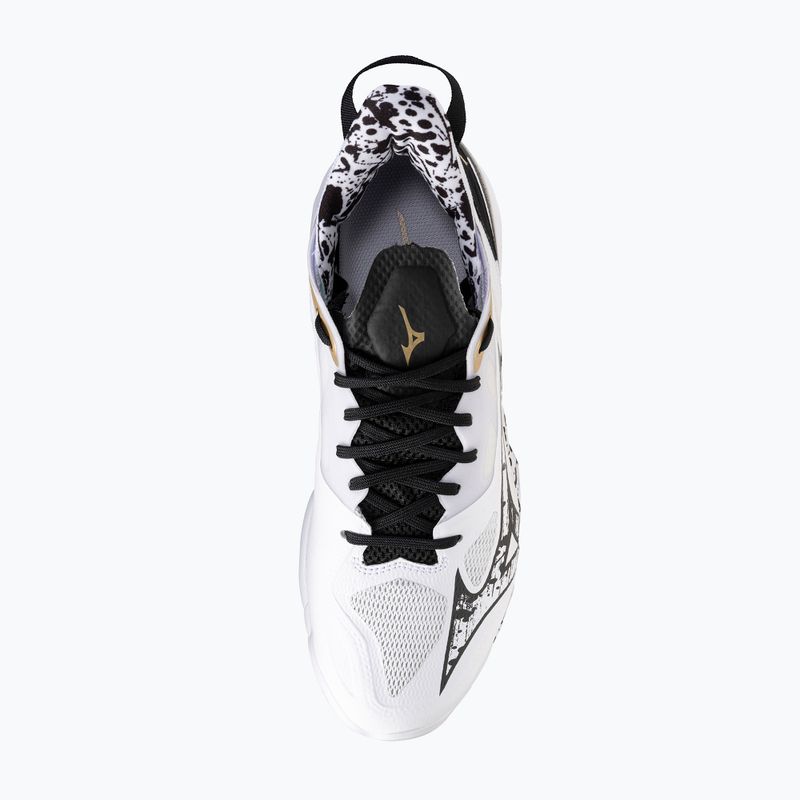 Buty do piłki ręcznej Mizuno Wave Mirage 5 white/black/ge gold 5