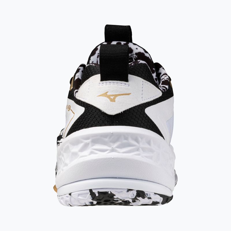 Buty do piłki ręcznej Mizuno Wave Stealth Neo 2 white/black/ge gold 3