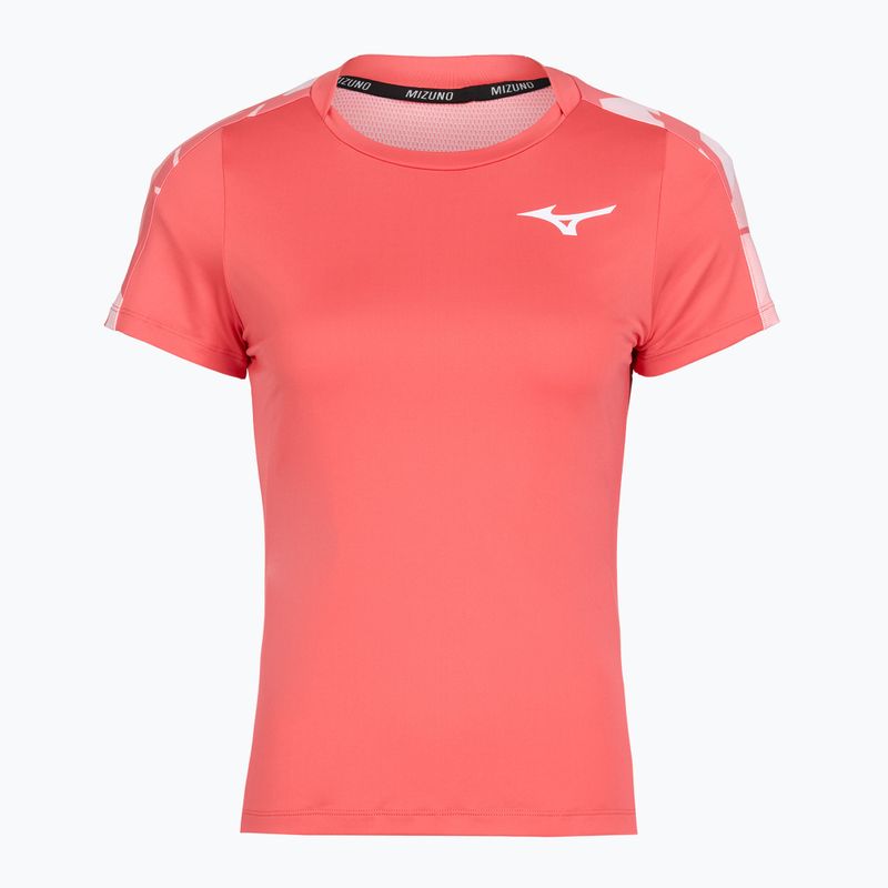 Koszulka tenisowa damska Mizuno Daybreakers Printed calypso coral
