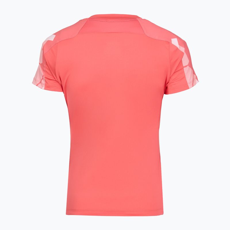 Koszulka tenisowa damska Mizuno Daybreakers Printed calypso coral 2