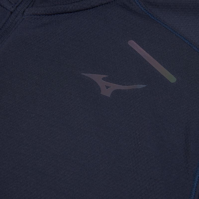 Longsleeve do biegania męski Mizuno Tech Thermal Charge Half Zip baritone blue 3
