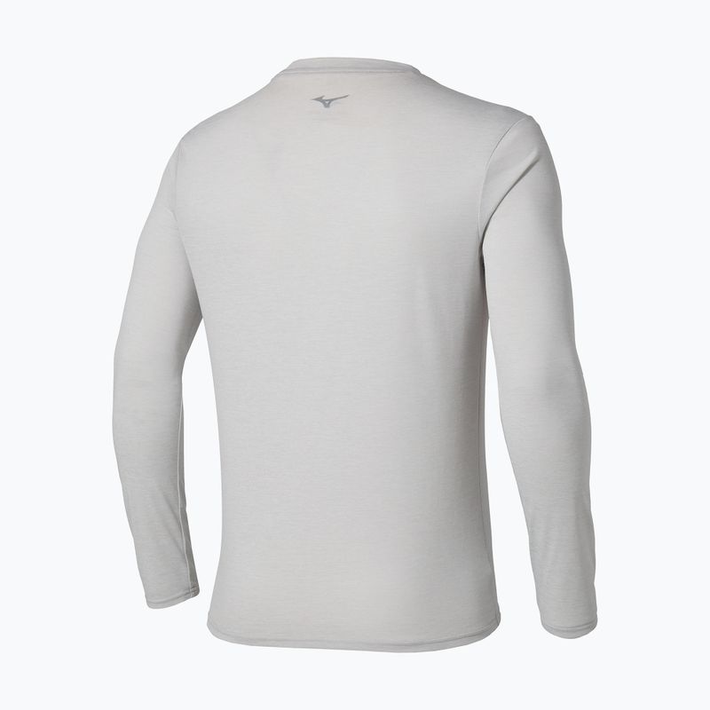 Longsleeve do biegania męski Mizuno Core Impulse Tee vapor silver 2