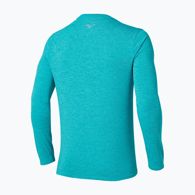 Longsleeve do biegania męski Mizuno Core Impulse Tee capri breeze 2