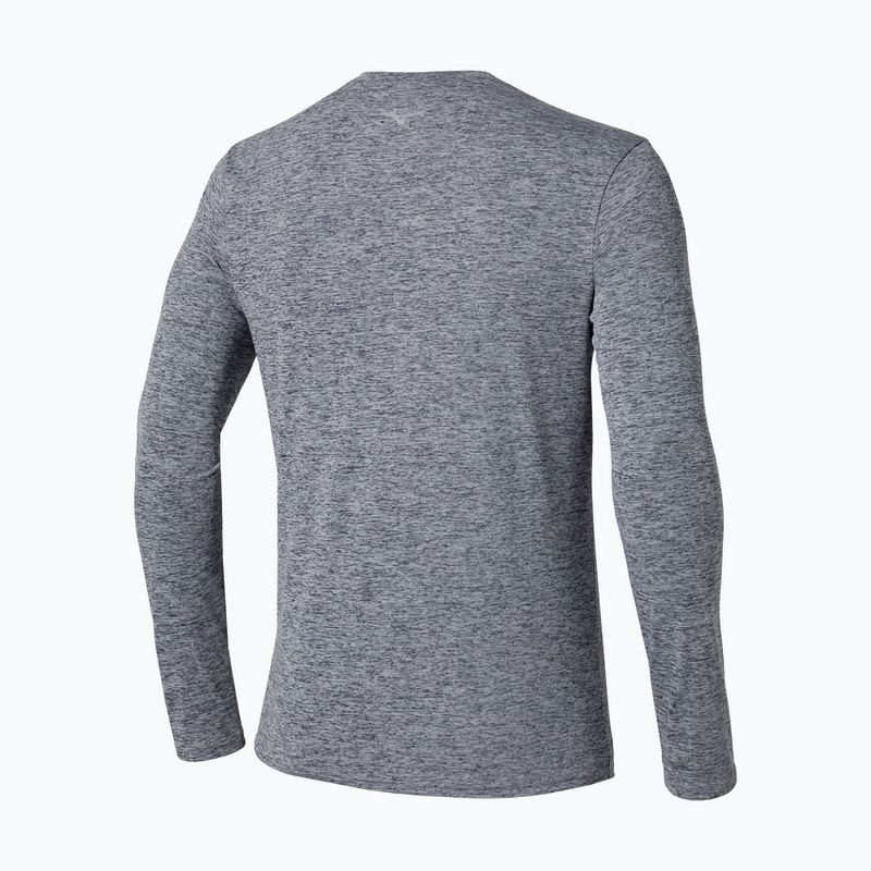 Longsleeve do biegania męski Mizuno Core Impulse Half Zip Tee quicksilver 2