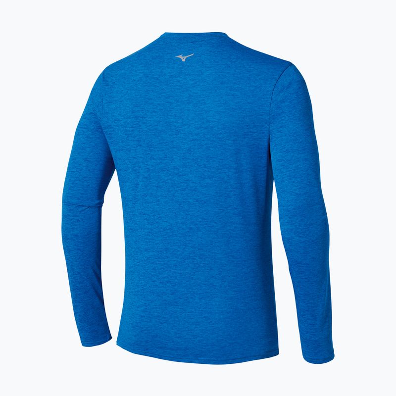 Longsleeve do biegania męski Mizuno Core Impulse Half Zip Tee princess blue 2