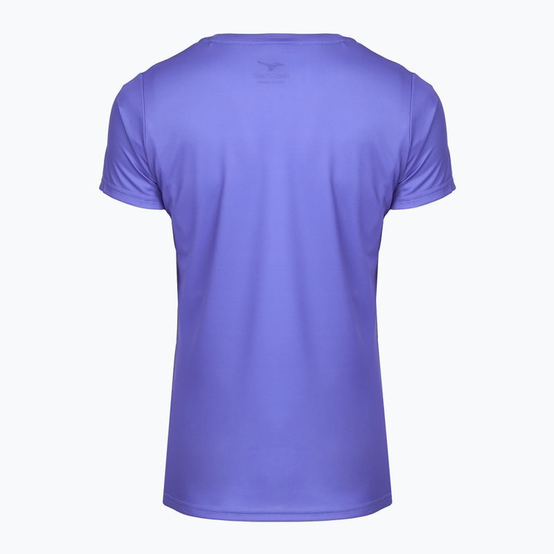Koszulka do biegania damska Mizuno Core Graphic Tee iris bloom 2