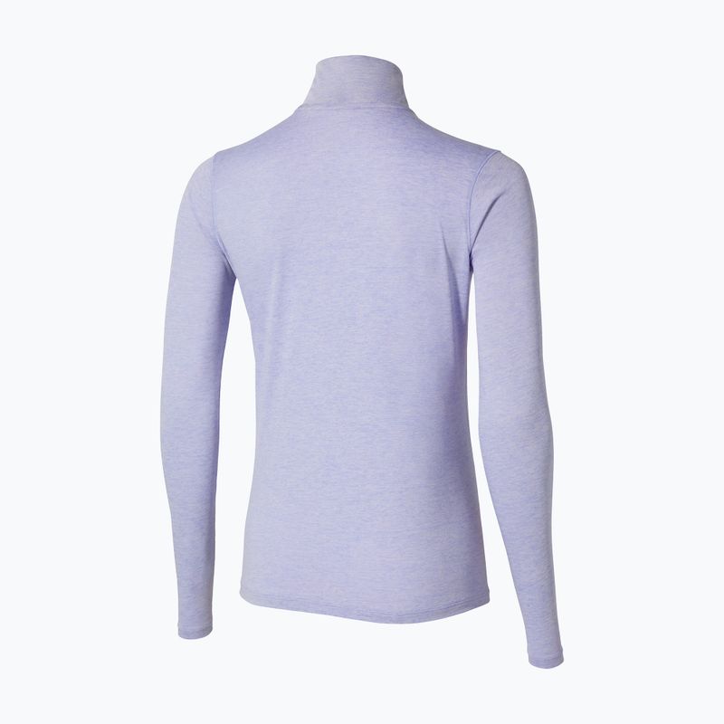 Bluza do biegania damska Mizuno Core Impulse Half Zip Tee icelandic blue 2