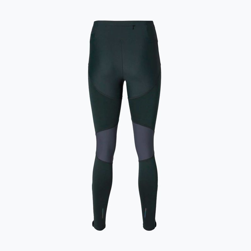 Legginsy do biegania damskie Mizuno Tech Thermal Charge Long black/odyssey gray 2
