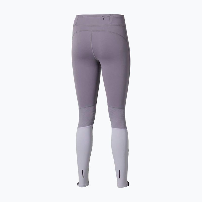 Legginsy do biegania damskie Mizuno Active Warmalite Long quicksilver 2