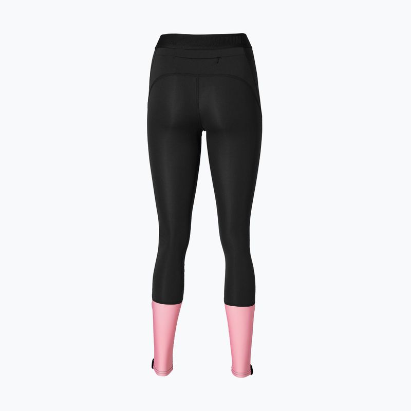 Legginsy do biegania damskie Mizuno Core Impulse Long black/mauve 2