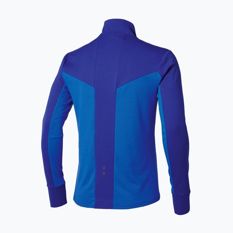 Bluza do biegania męska Mizuno Active Warm Half Zip sodalite blue 2