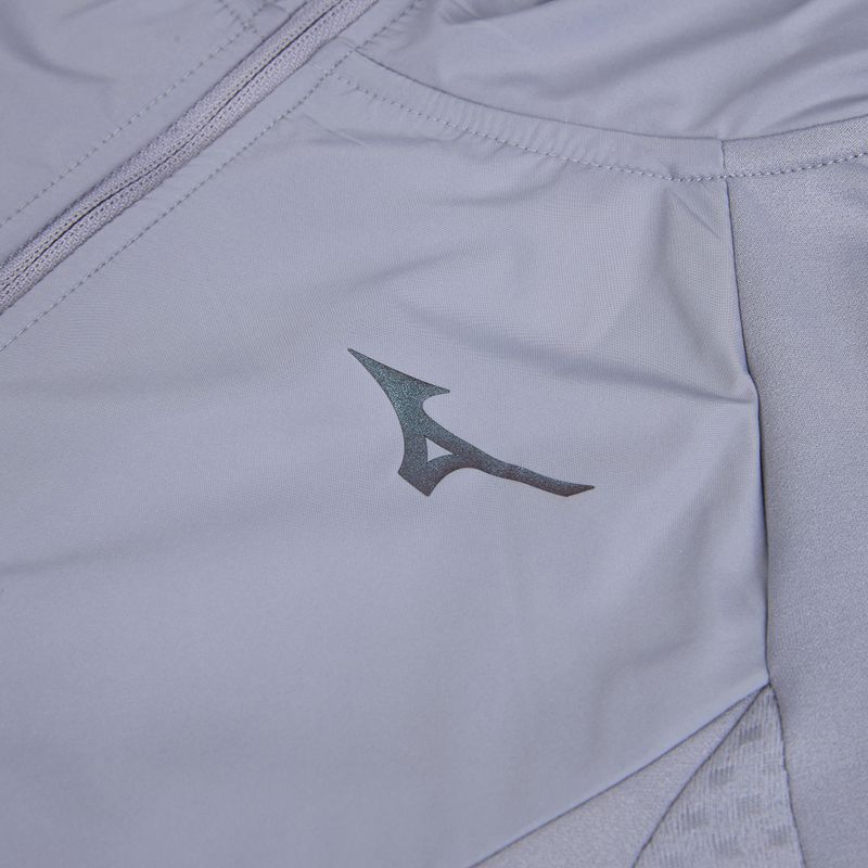 Kurtka do biegania damska Mizuno Active Warm Hybrid Full Zip Hooded quicksilver 7