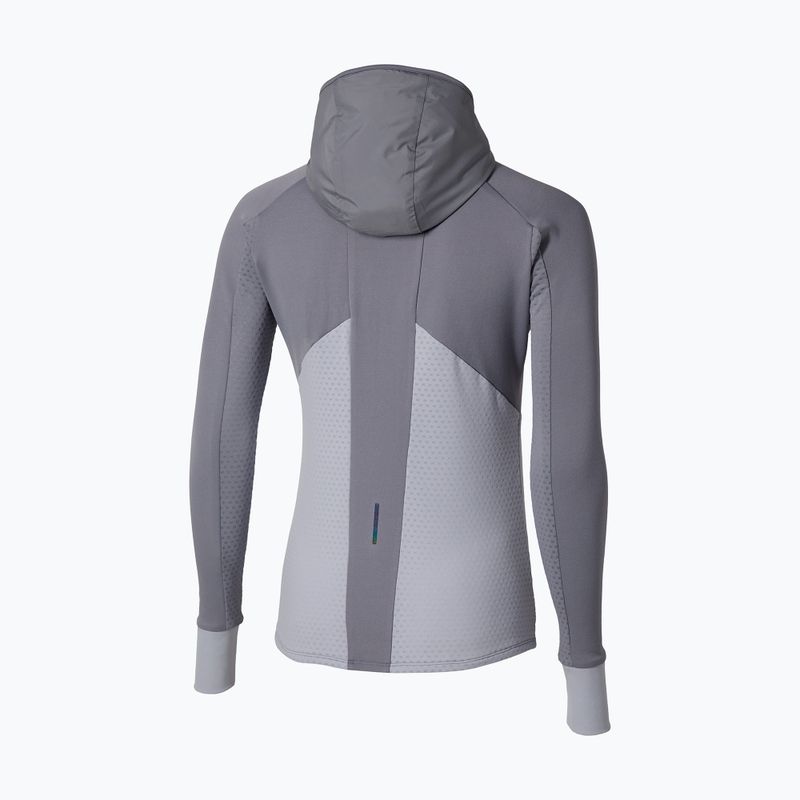 Kurtka do biegania damska Mizuno Active Warm Hybrid Full Zip Hooded quicksilver 6