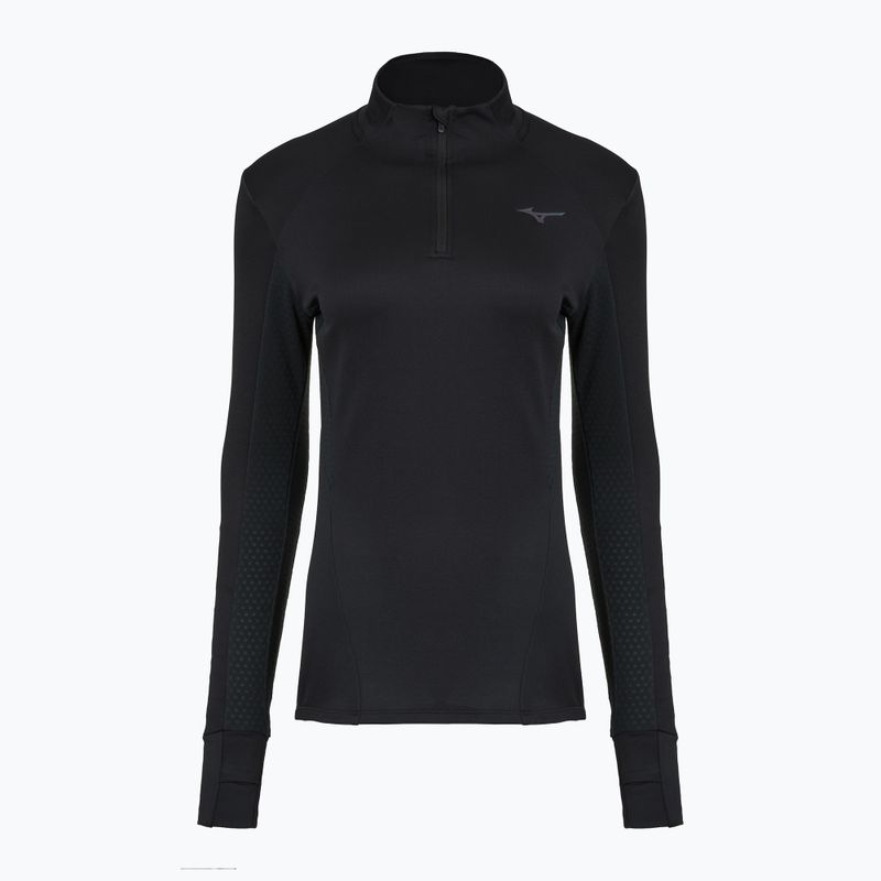 Bluza do biegania damska Mizuno Active Warm Half Zip black
